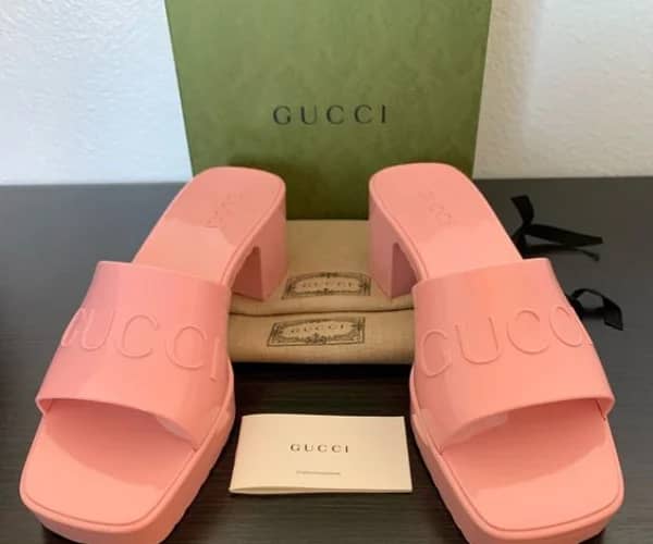 The Pink Gucci Slides